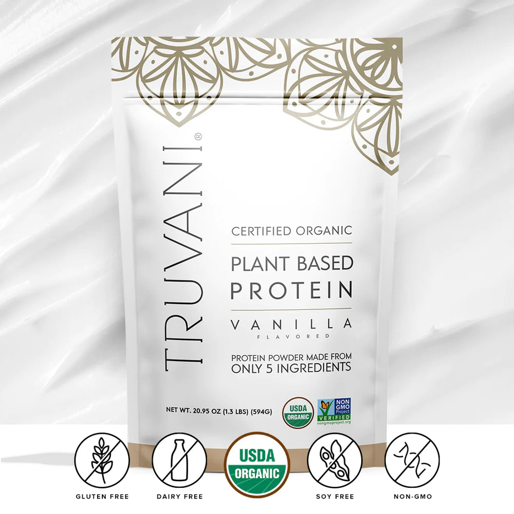 Organic Vanilla Plant Based Protein Powder - First Response Nutrition