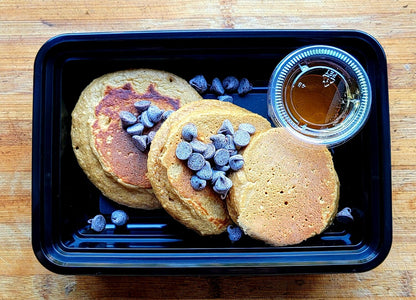 Peanut Butter Chocolate Chip Pancakes