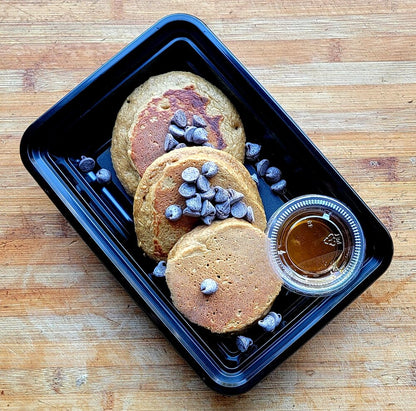 Peanut Butter Chocolate Chip Pancakes