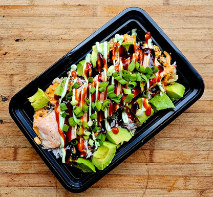 Salmon Sushi Bake