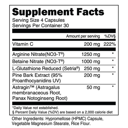 Nitric Oxide - First Response Nutrition