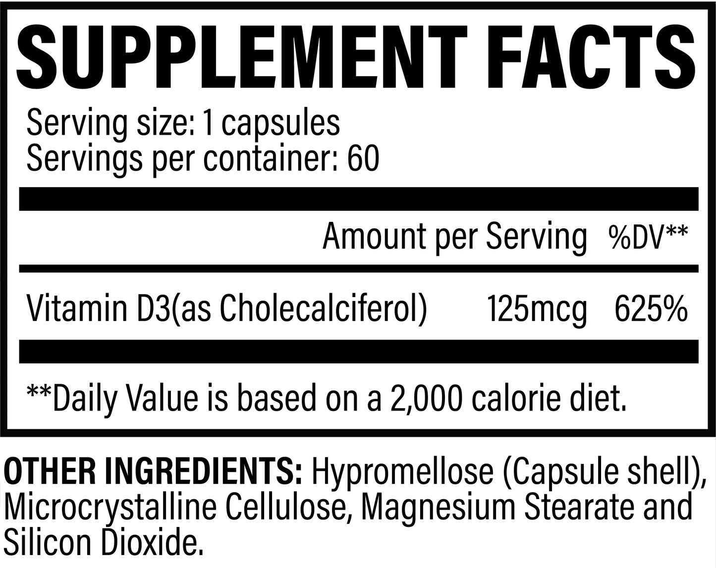 Vitamin D3 - First Response Nutrition