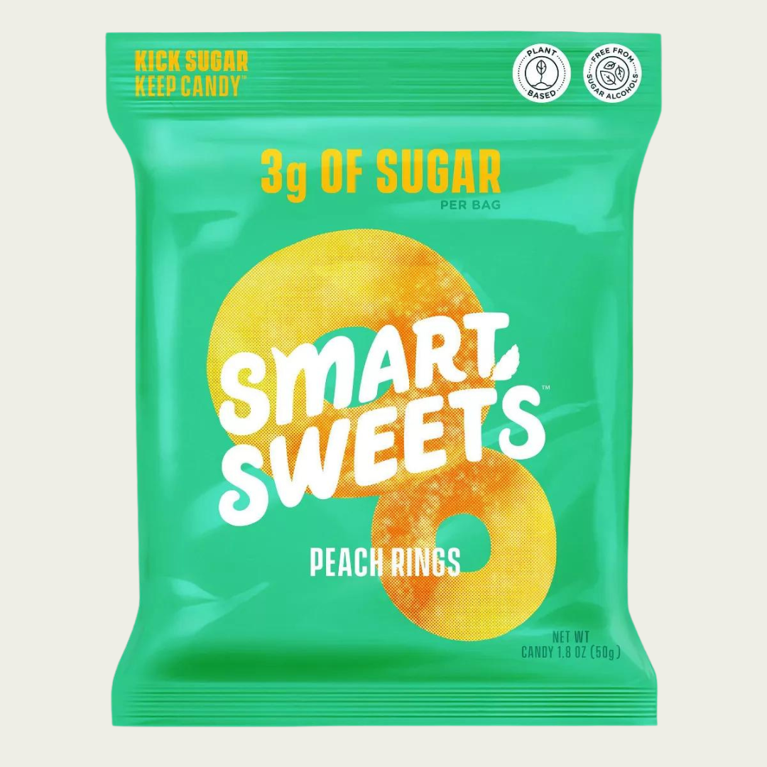 Peach Rings Sour Gummy Candy - First Response Nutrition