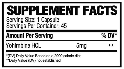 Yohimbine - First Response Nutrition